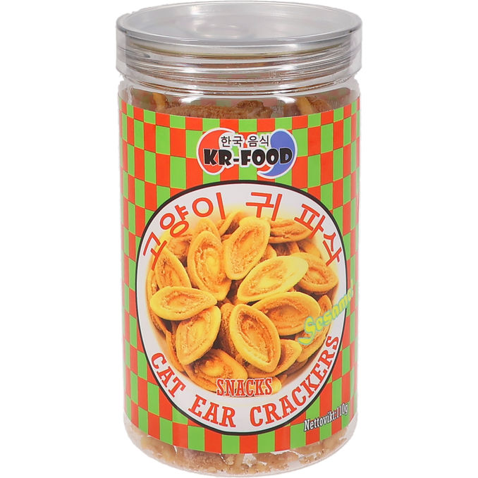 K-Food Snacks m. Katteøre-form 110 g