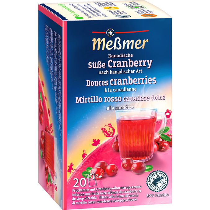 Meßmer Kanadische Cranberry Tee, 20er Pack