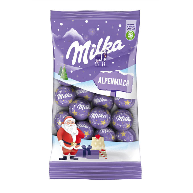 Milka Weihnachts-Kugeln Alpenmilch