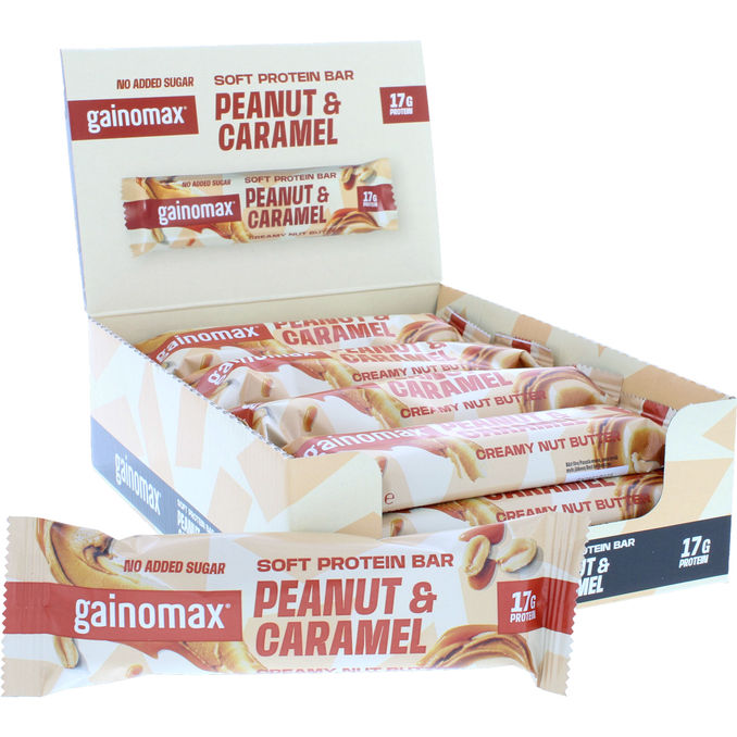 Gainomax Proteinbars Peanut & Caramel 15-pack