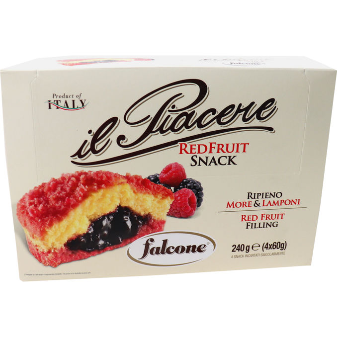 Il Piacere Red Fruit Kuchen, 4er Pack