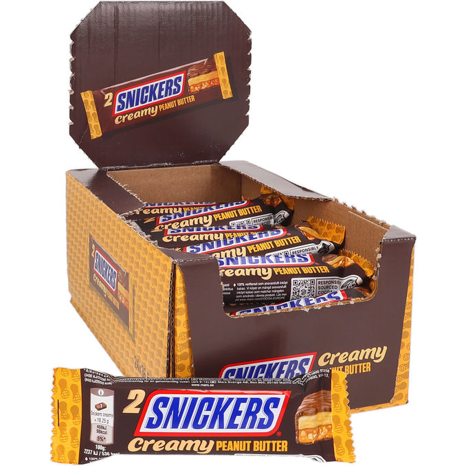 Snickers Creamy Peanut, 24er Pack