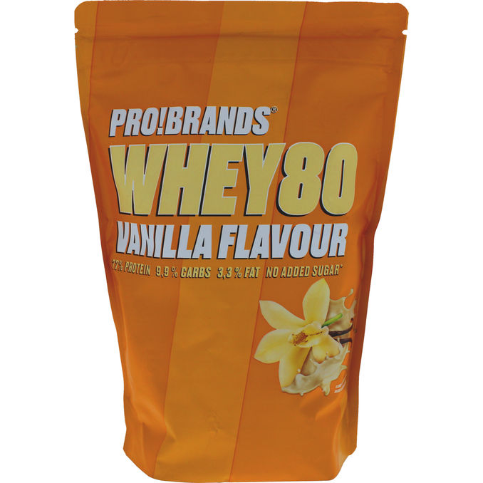 Pro!Brands Proteinpulver Whey 80 Vanilj