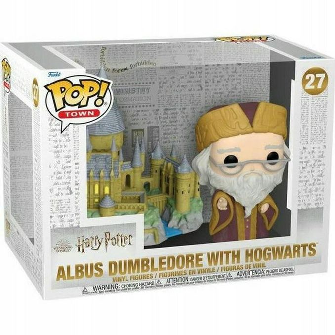 Funko Harry Potter Deluxe – Dumbledore mit Hogwarts