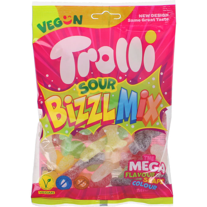 Trolli Sour Bizzl Mix Makeissekoitus