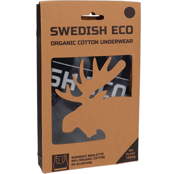 Swedish Eco Bralette Stl. S Svart