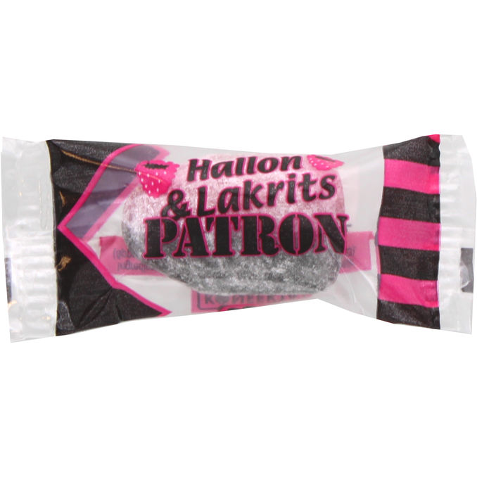 konfekta Hindbær- og lakridsbolche 10 g