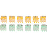 Ibero Haarclips bunt XS, 12er Pack