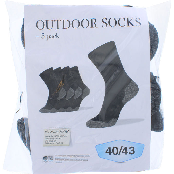 SEMIC Outdoor Strømper (40/43) 5 par