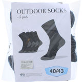 SEMIC Outdoor Strømper (40/43) 5 par