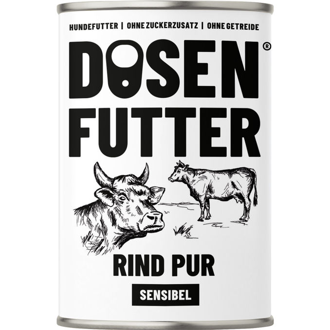 Schnauze & Co. Dosenfutter Rind Pur