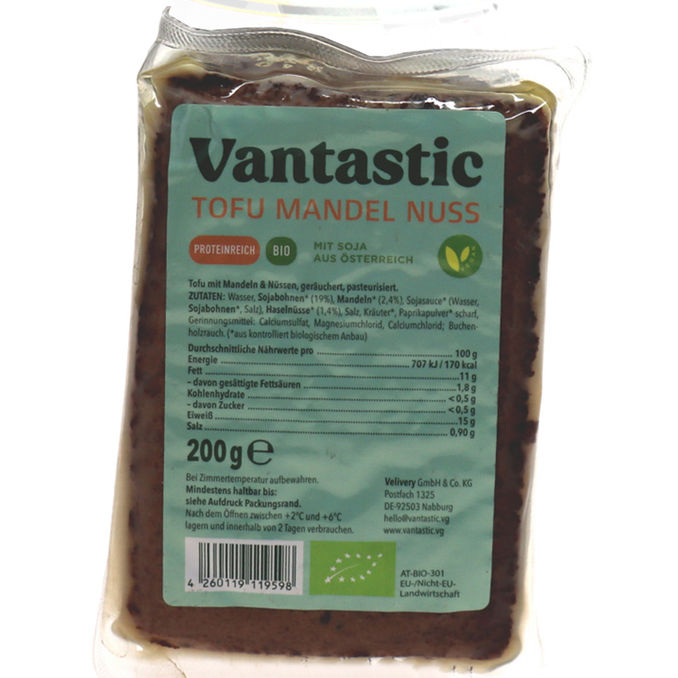 Vantastic foods BIO Tofu Mandel Nuss