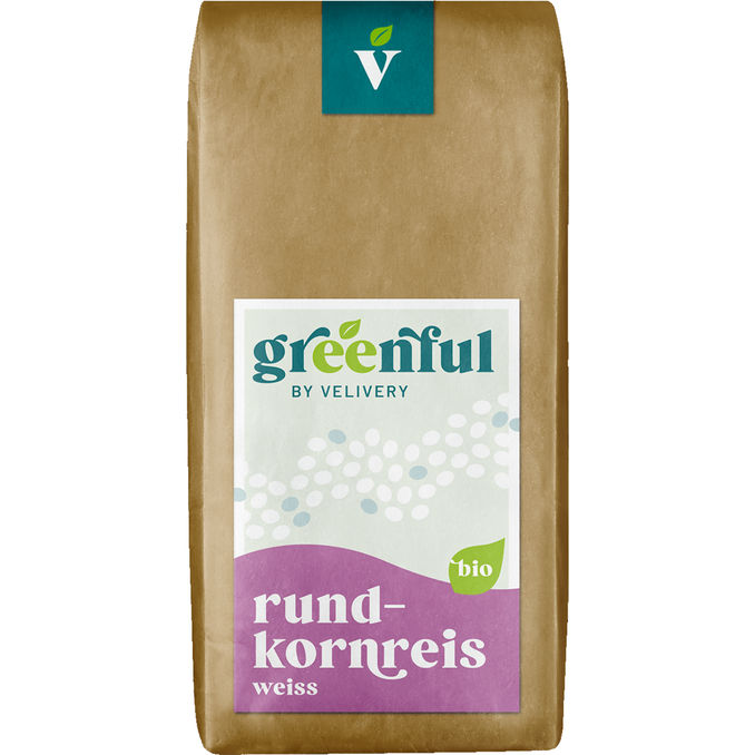 Greenful BIO Rundkornreis weiß (1kg)