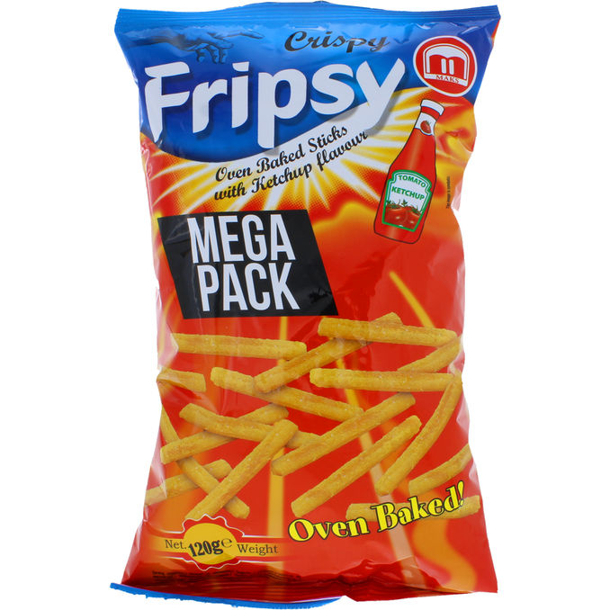 FRIPSY Pommes Sticks Snacks Ketchup