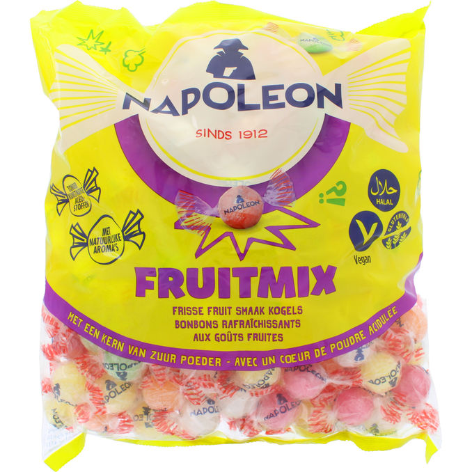 NAPOLEON Godis Kanonkulor Sura Frukter 1kg