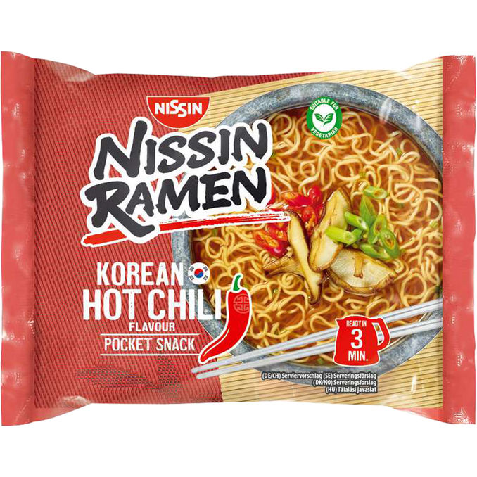Nissin Instant Nudeln Korean Hot Chili