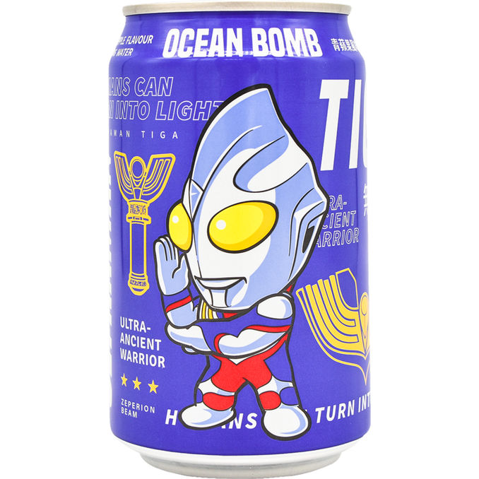 OCEAN BOMB Ultraman Läsk Äpple