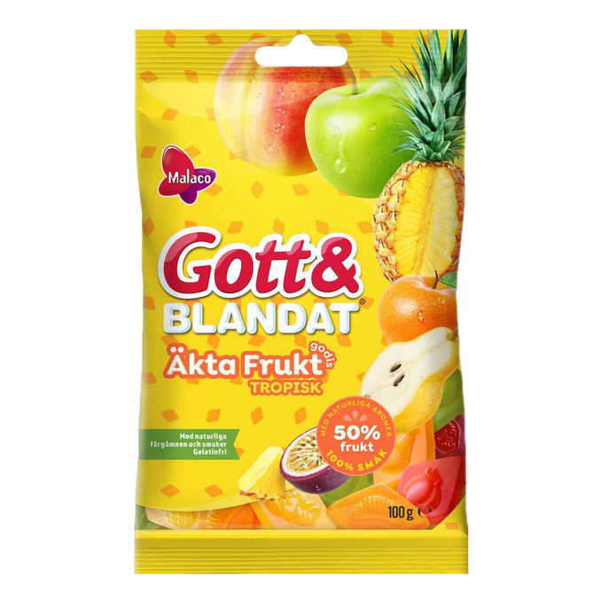 Gott & blandat Gott & Blandat Äkta Frukt Tropisk