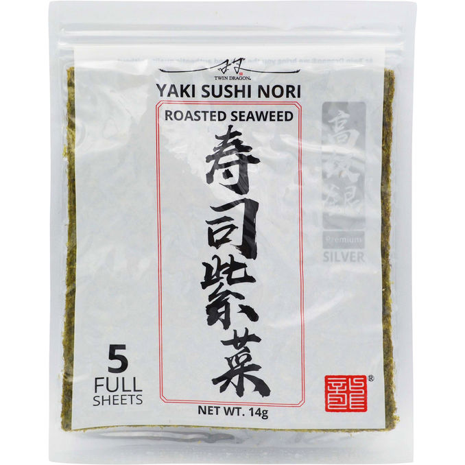 TWIN DRAGON 2 x Silver Yaki Nori