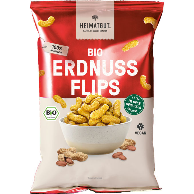 Heimatgut BIO Erdnuss Flips