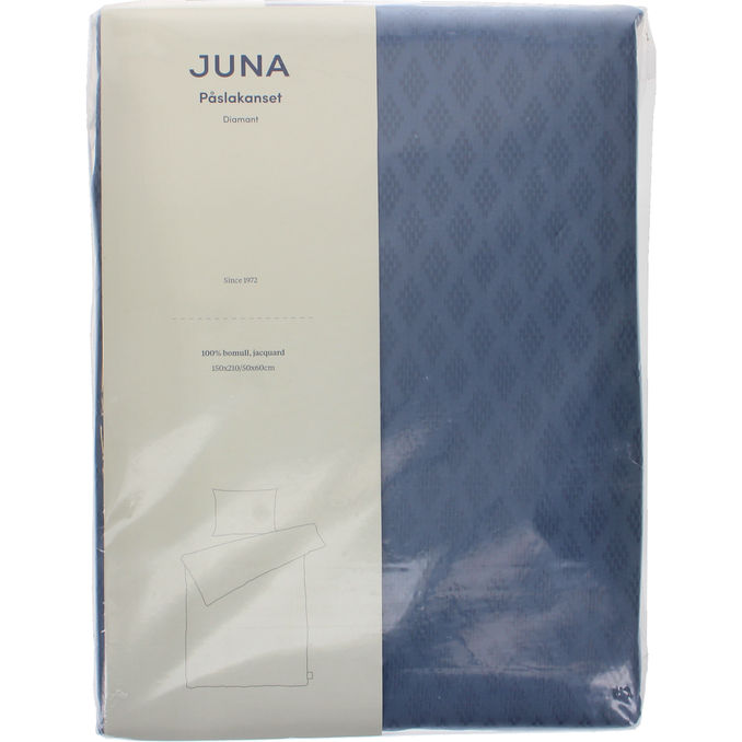 JUNA Diamant Påslakanset Dimblå