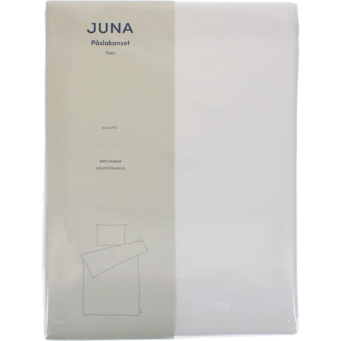 JUNA Stars Påslakanset Vit