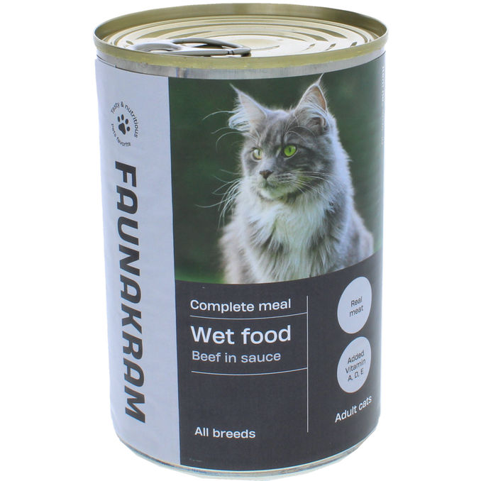Faunakram Kattmat Våtfoder Beef Sauce