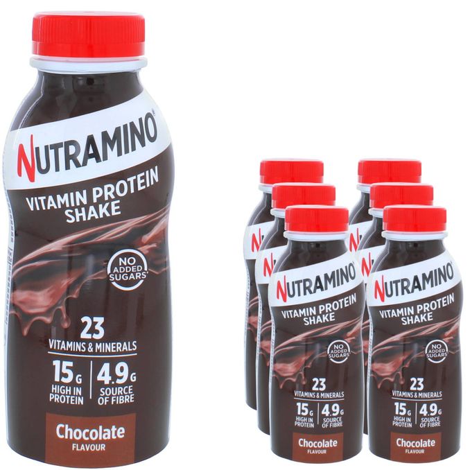 Nutramino Vitamin Proteinshakes Chokolade 6-pak