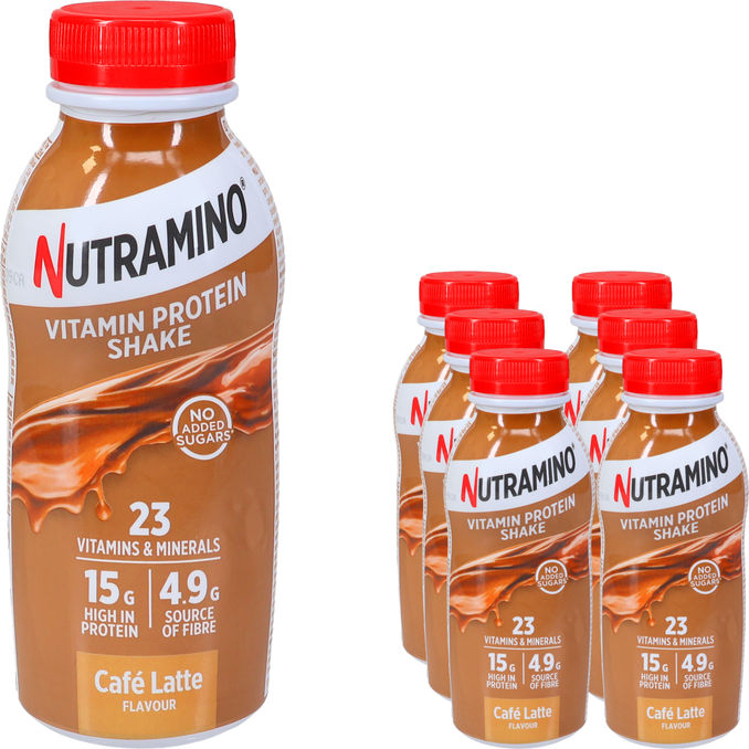 Nutramino Vitamin Protein Shake Café Latte 6-pak