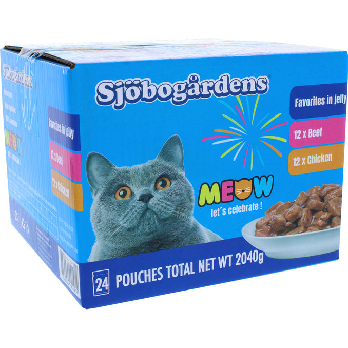 Sjöbogårdens Kissan Märkäruoka 24-pack