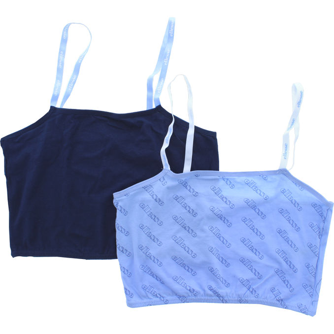 Ellesse Plain Top Dame Str. S Blå & Navy 2-pak