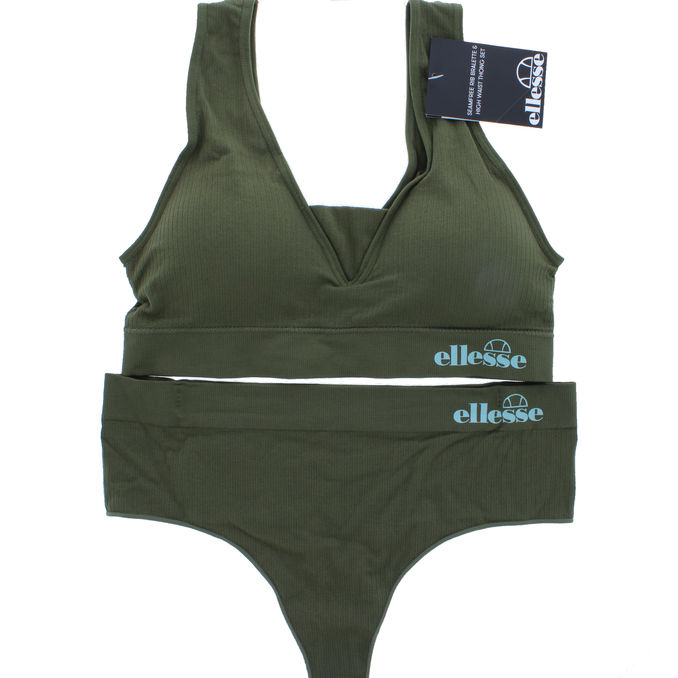 Ellesse Bralette & Stringit XS Khaki