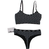 Ellesse Bralette & G-streng Str. XS Sort