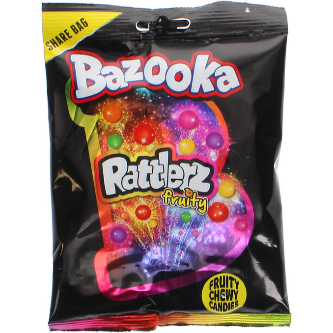 3 x Bazooka Rattlerz Sweet 120 g