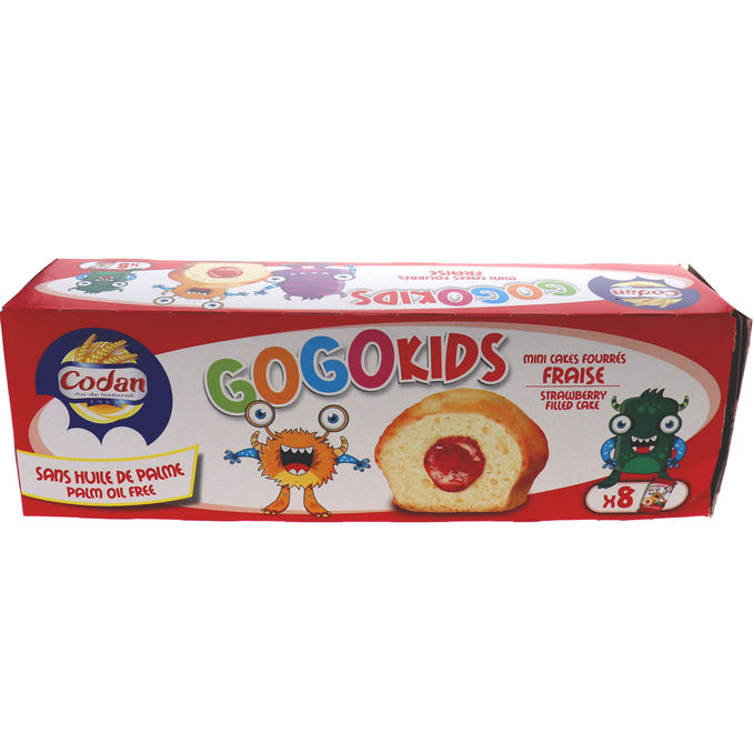 Gogokids Muffins mit Erdbeerfüllung 