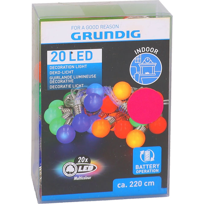 Grundig Ljusslinga Bollar 20 LED