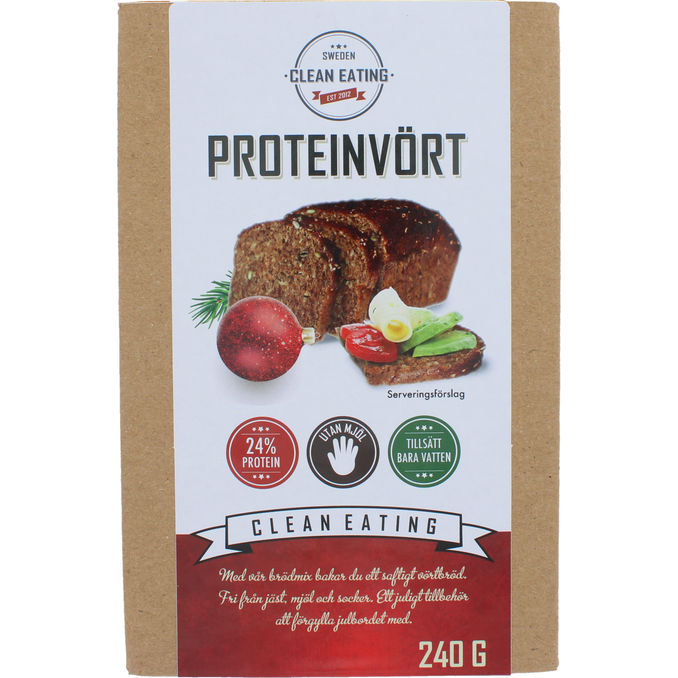 Clean Eating Sødet Melblanding til Brød m. Protein 240 g