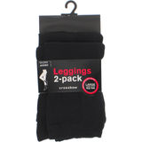 CROSSBOW Leggings 40 Den Stl. 42-44 Svart 2-pack