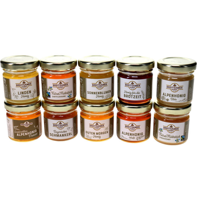 Breitsamer Honig Geschenkset, 10er Pack