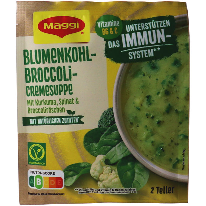 Maggi Blumenkohl-Broccoli-Cremesuppe