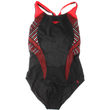 Speedo Baddräkt Stl. 46 Laneback Svart & Röd