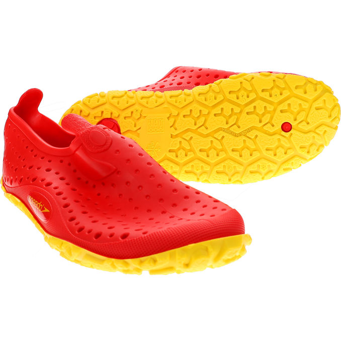 Speedo Strandsko Str 33 Jelly Junior Rød/gul