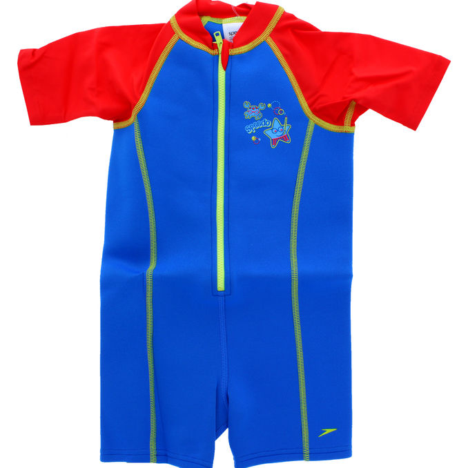 Speedo Soldräkt Stl. 3-4år Hot Tot Blå & Röd