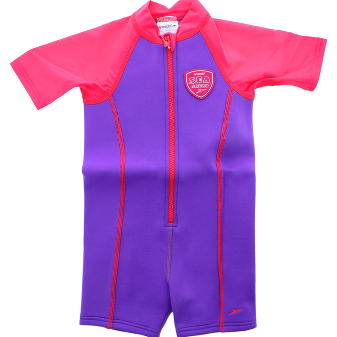Speedo Soldräkt Stl. 1-2år Seasquad Hot Tot