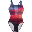 Speedo Badedragt U-back Str. 40 Striber 