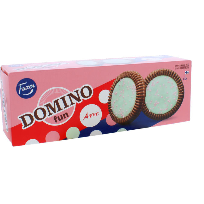 Fazer Domino Kakaokex Pepparmintsfyllning