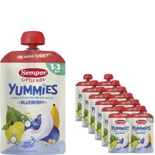 Semper Smoothie Blåbær & Havre 1-3 år