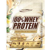 Mindestens haltbar bis: 13.03.2026 IronMaxx 100% Whey Protein Vanilla Ice Cream