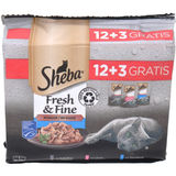 Sheba Portionsbeutel Fisch, 15er Pack