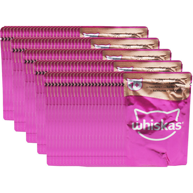 Whiskas Portionsbeutel Geflügel, 120er Pack